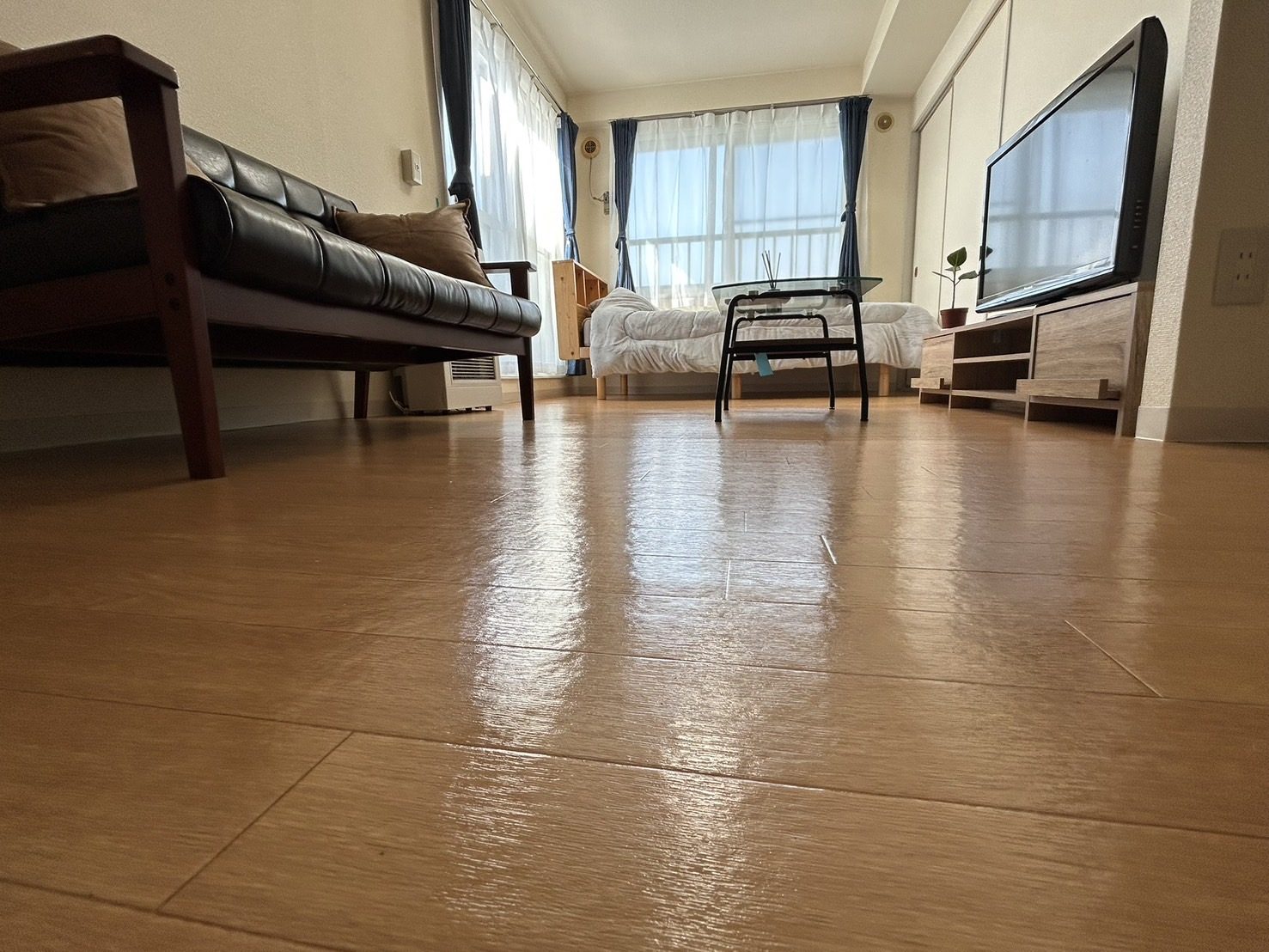 南西向きのお部屋を別角度から見た様子